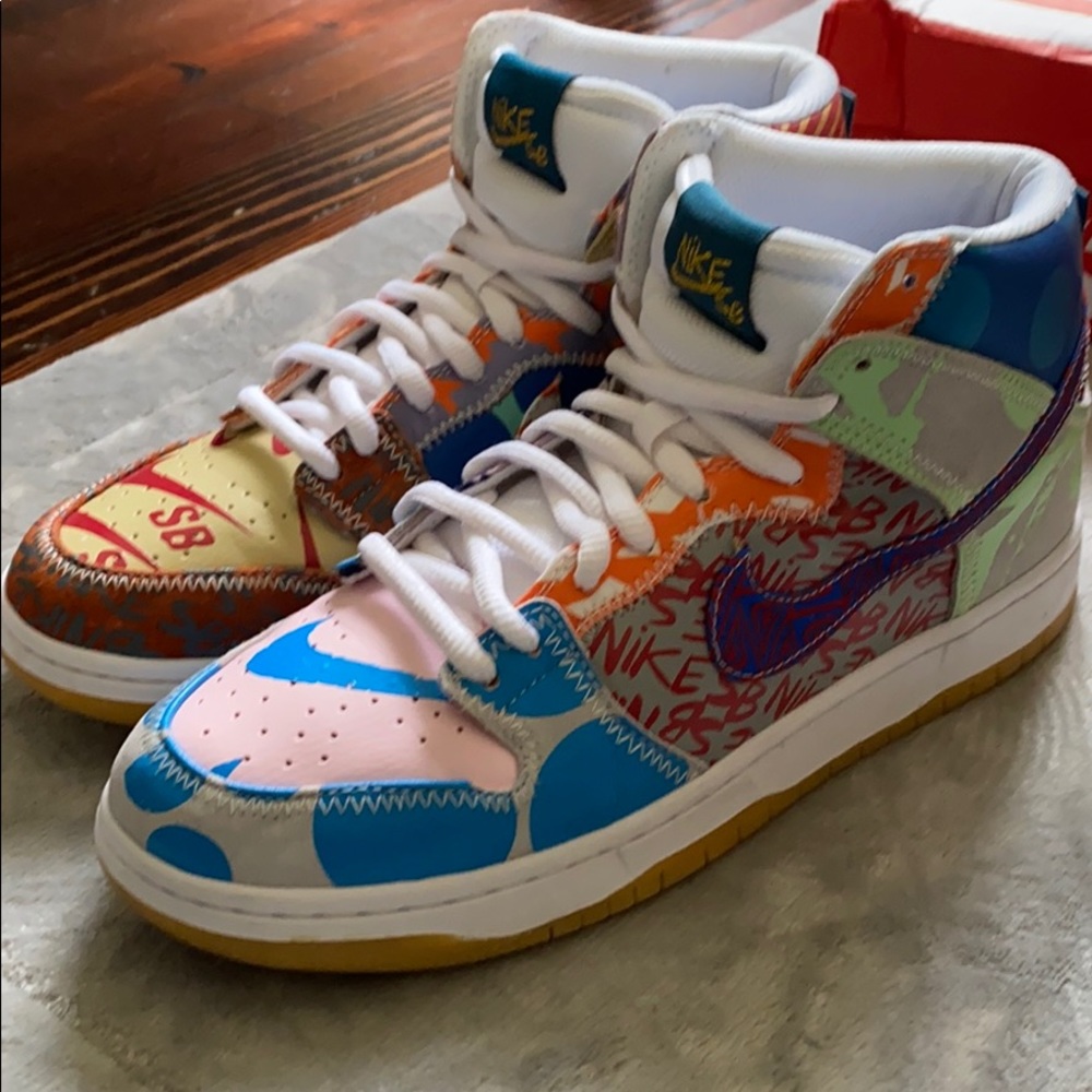 Nike What the Dunk thomas campbell sz 9.5